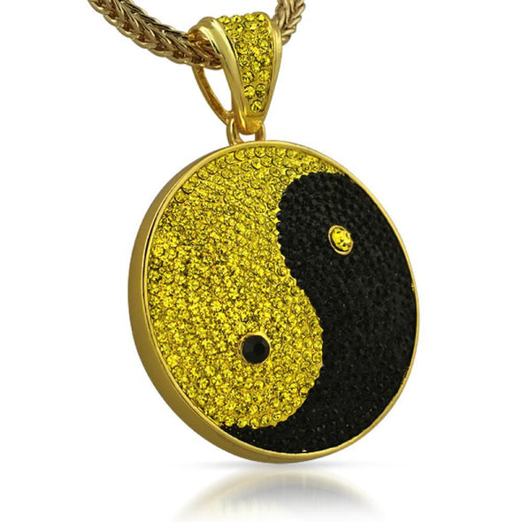 Yin Yang Pendant Daoist Chinese Lemonade Black